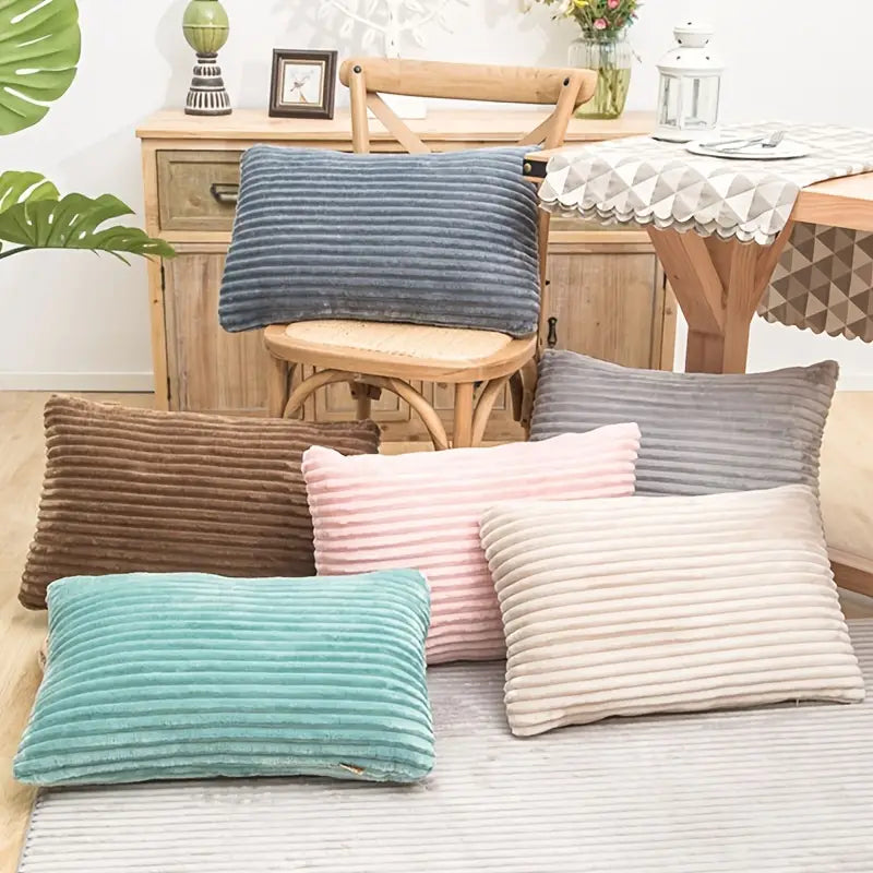Modern Solid Color Velvet Pillowcase