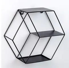 Hexagonal Wall Shelf